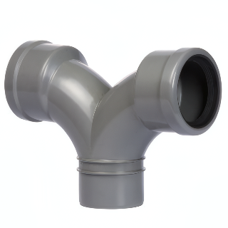 PVC M-Flex Str.T-St 90° GR 160 SN8 2M/S