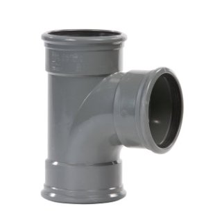 PVC T-stuk 90° 125 SN8 3M Flx