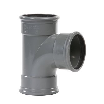 PVC T-stuk 90° 125 SN8 3M Flx