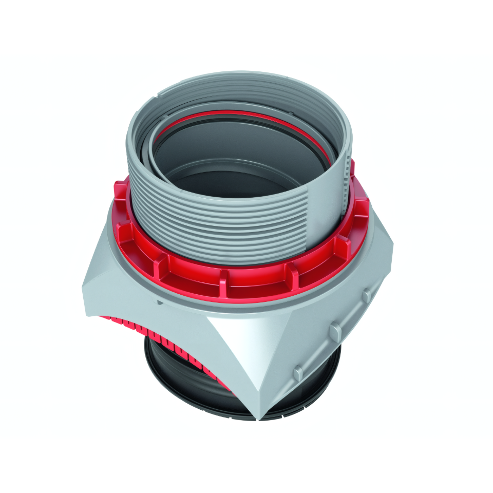 Unitec trekvaste inlaat 300-1000 mm, 160 mm manchet