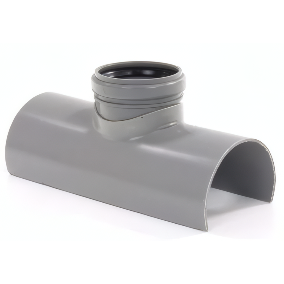 PVC Zadelstuk 125 x 75, mof