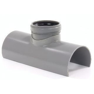 PVC Zadelstuk 125 x 75, mof