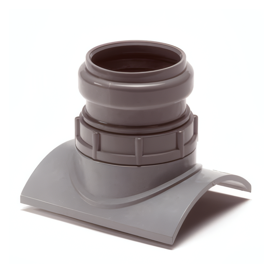 PVC Klemaanboorzadel, 110 x 40mm