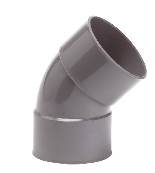 Pipelife lijm bocht 45gr 32mm m/m komo