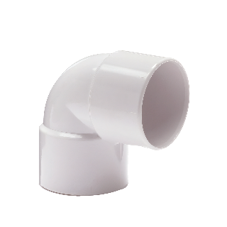 Pipelife lijm bocht 90gr 32mm mof-mof wit