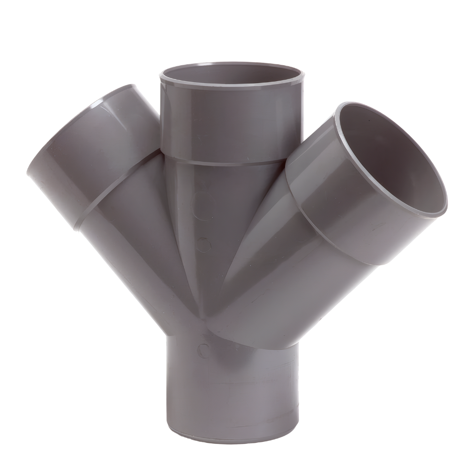 Pipelife lijm dubbel t-stuk 45gr 75x75mm m/s