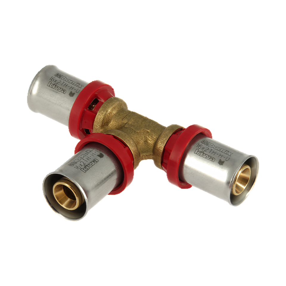 BONFIX Alu-pers T-stuk 40 x 40 x 40 mm