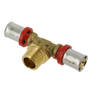BONFIX Alu-pers T-stuk 25 x 1" bu.dr. x 25 mm