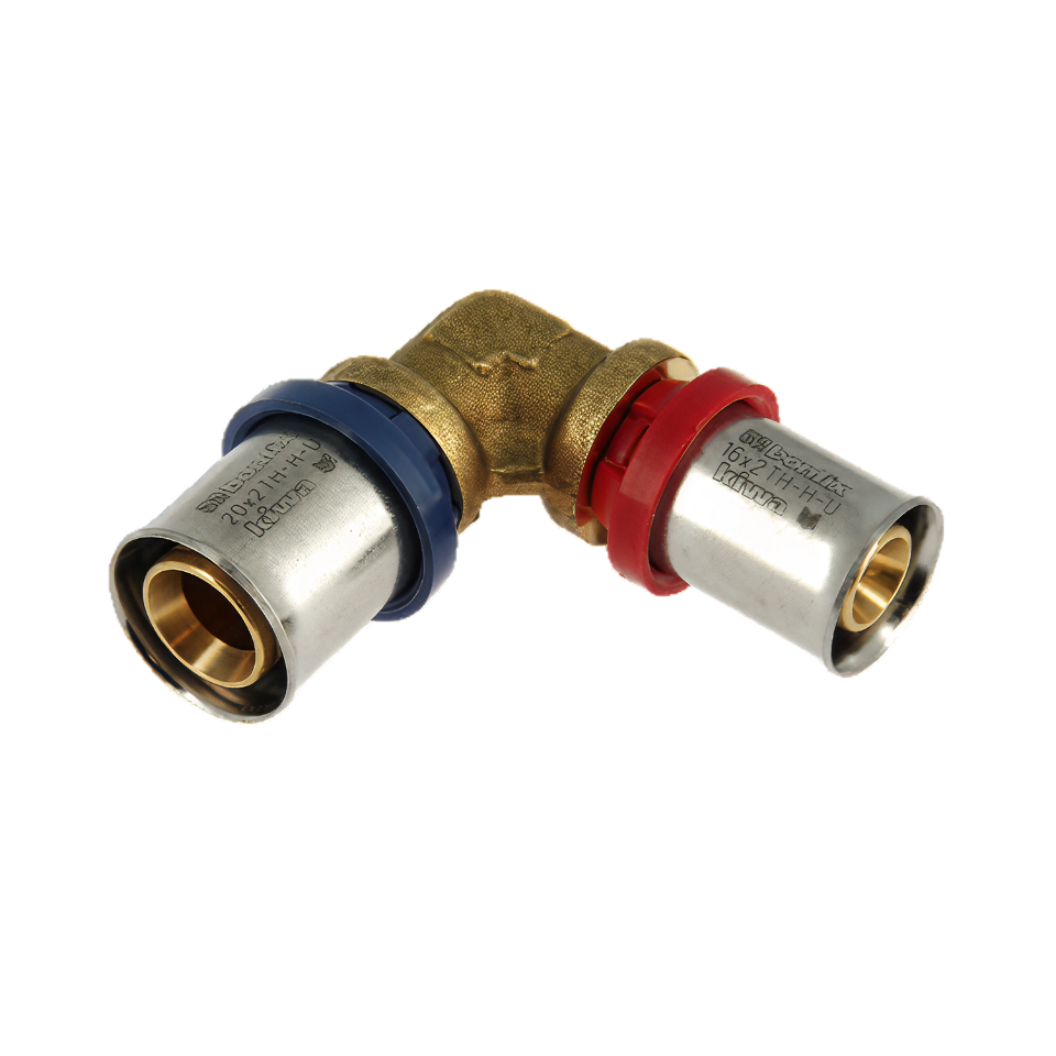BONFIX Alu-pers verloopknie 20 x 16 mm