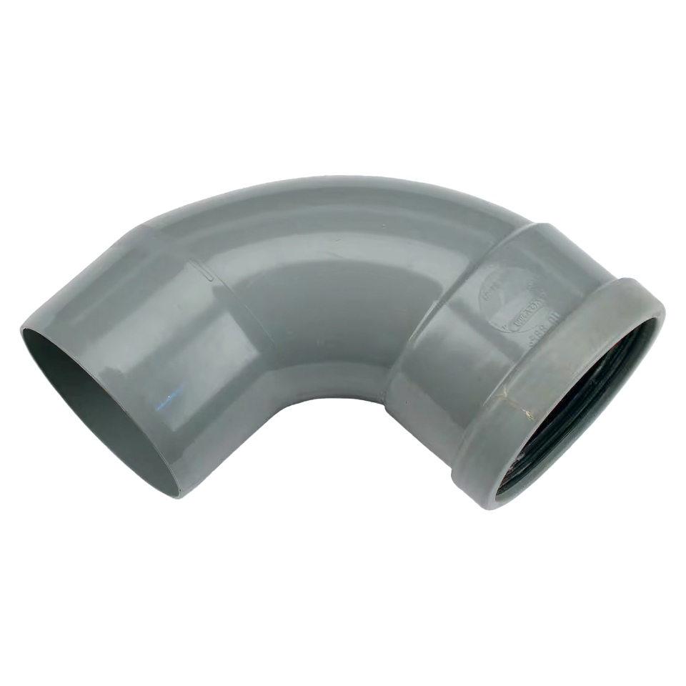 Wavin PVC KGFix Bocht 88° GR 250 SN4 M/S