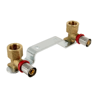 BONFIX Alu-pers muurplaatbeugel 1/2" bi.dr. x 20 mm
