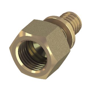 TECEflex schroefbus van silicium brons, haaks, 63 x Rp 2”