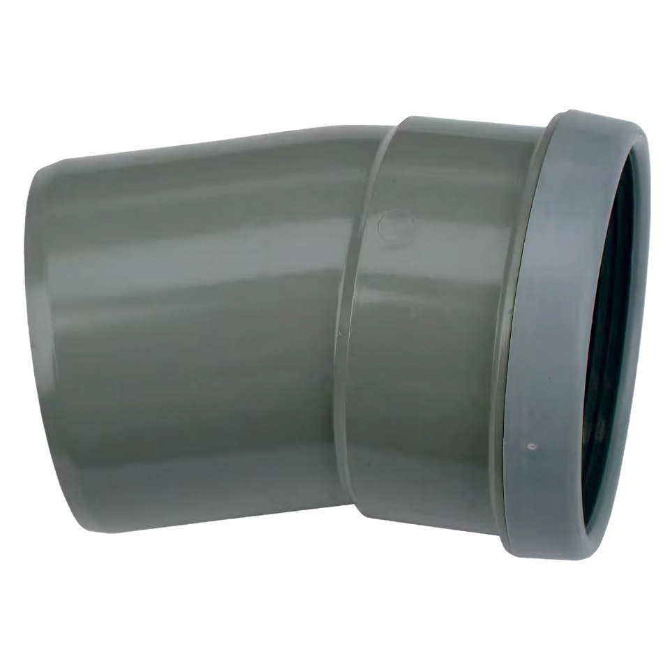 Wavin PVC KGFix Bocht 15° GR 200 SN4 M/S