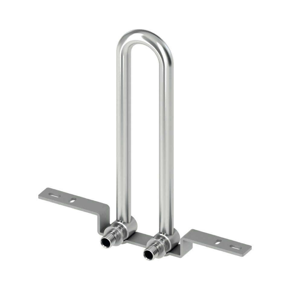 TECEflex gesloten aansluitunit, wandm. 16mm, steekmaat 50mm