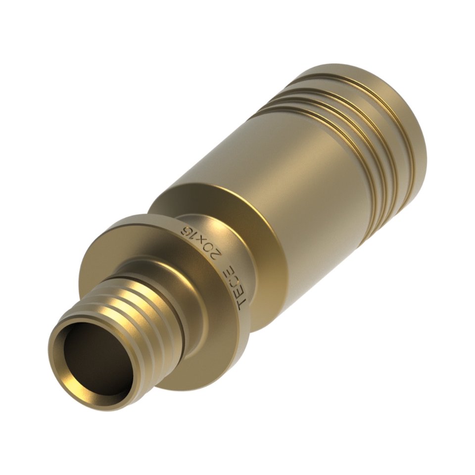 TECEflex aansluitad. uit silicium brons voor de hygiënebox,