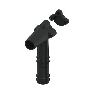 TECE geluiddempset voor 1/2" muurplaat, lang