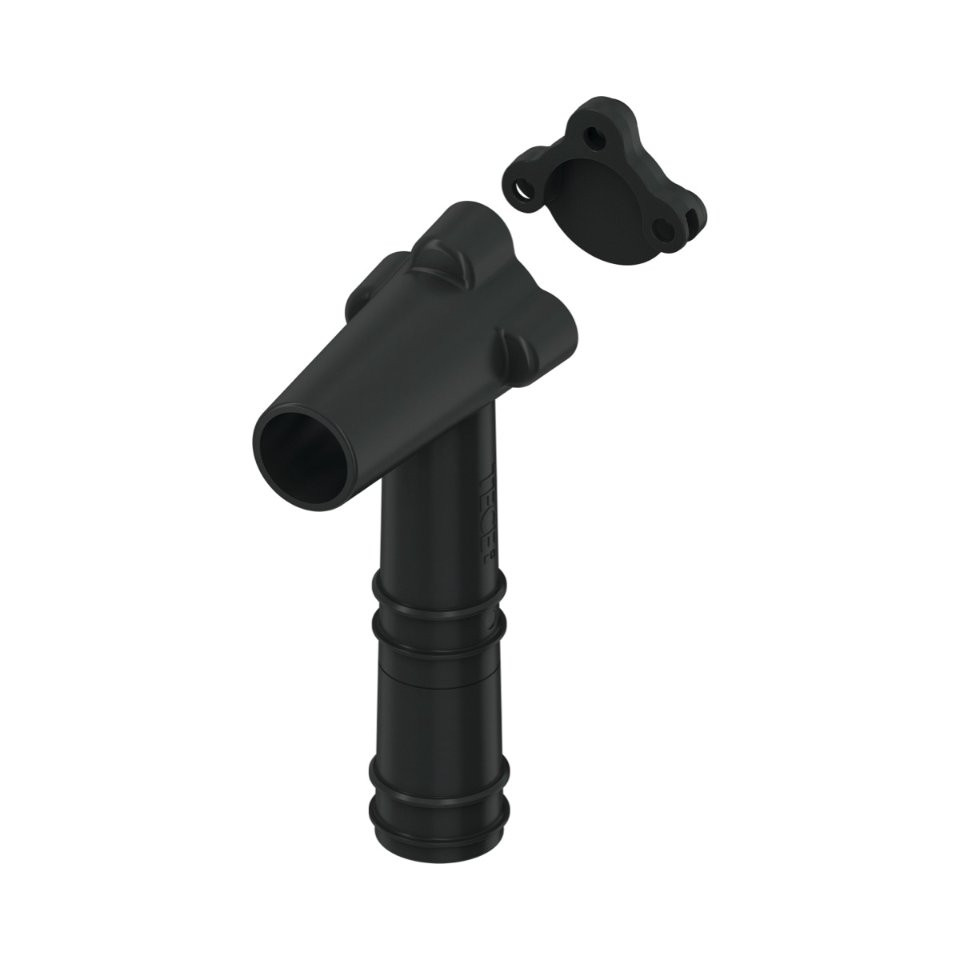 TECE geluiddempset voor 1/2" muurplaat, lang