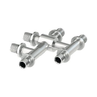 TECEflex kruisfitting vernikkeld 20 x 16 x 16 mm
