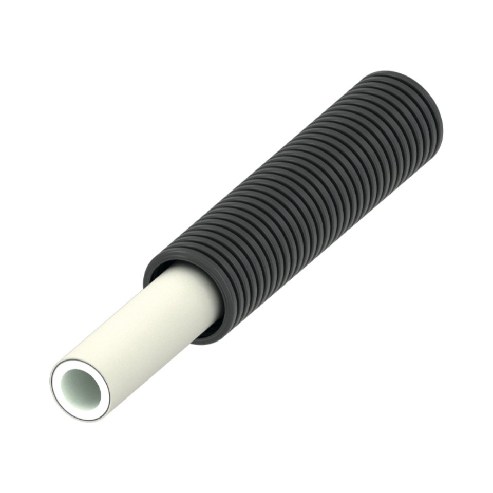 TECEflex Alupex buis PE-Xc/Al/PE-RT, mantelbuis, zwart, 16,