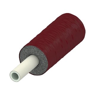 TECEflex Alupex buis PE-Xc/Al/PE-RT, 13 mm isolatie, rood, 1