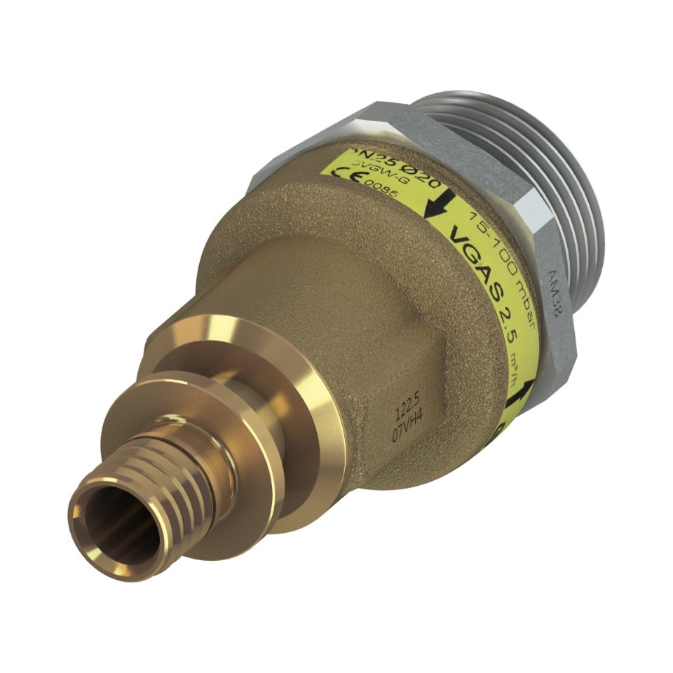TECEflex gasgebrekbeveiliging, GSK 2,5/TAE/25 x R 1" 12-17 k