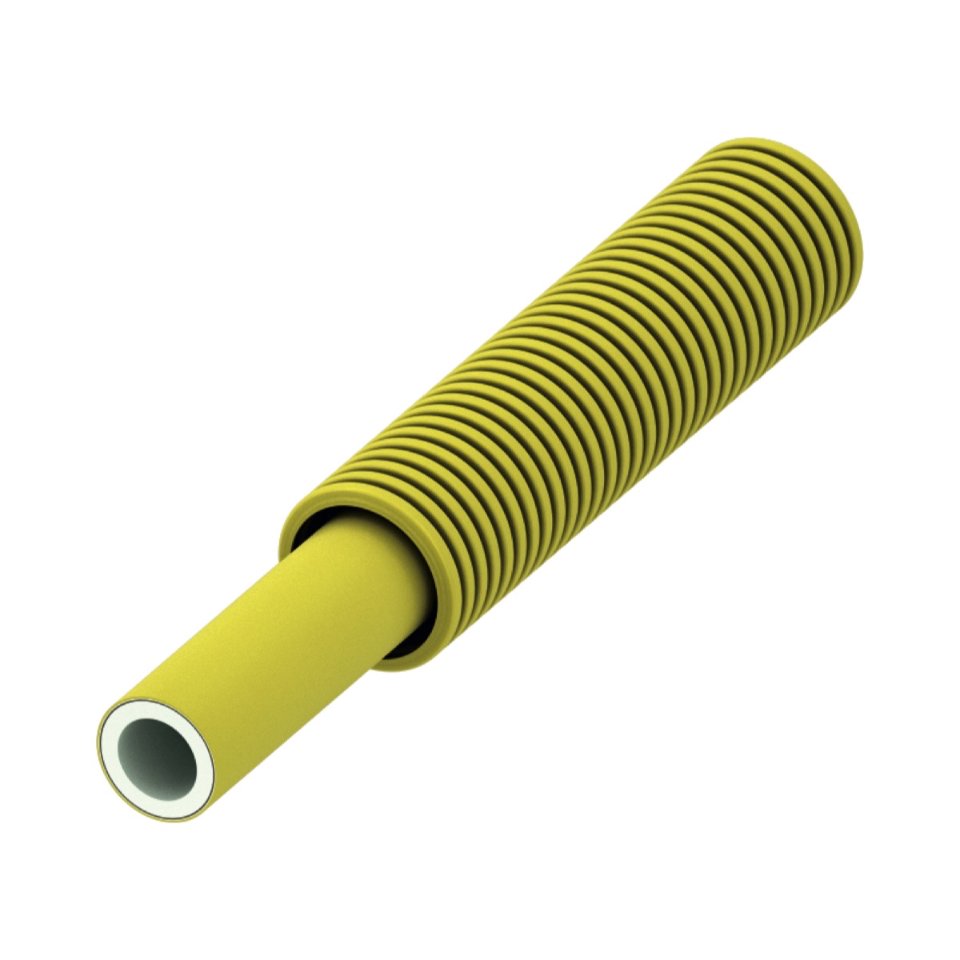 TECEflex Alupex buis PE-Xc/Al/PE-RT, geel, mantelbuis, 20, r