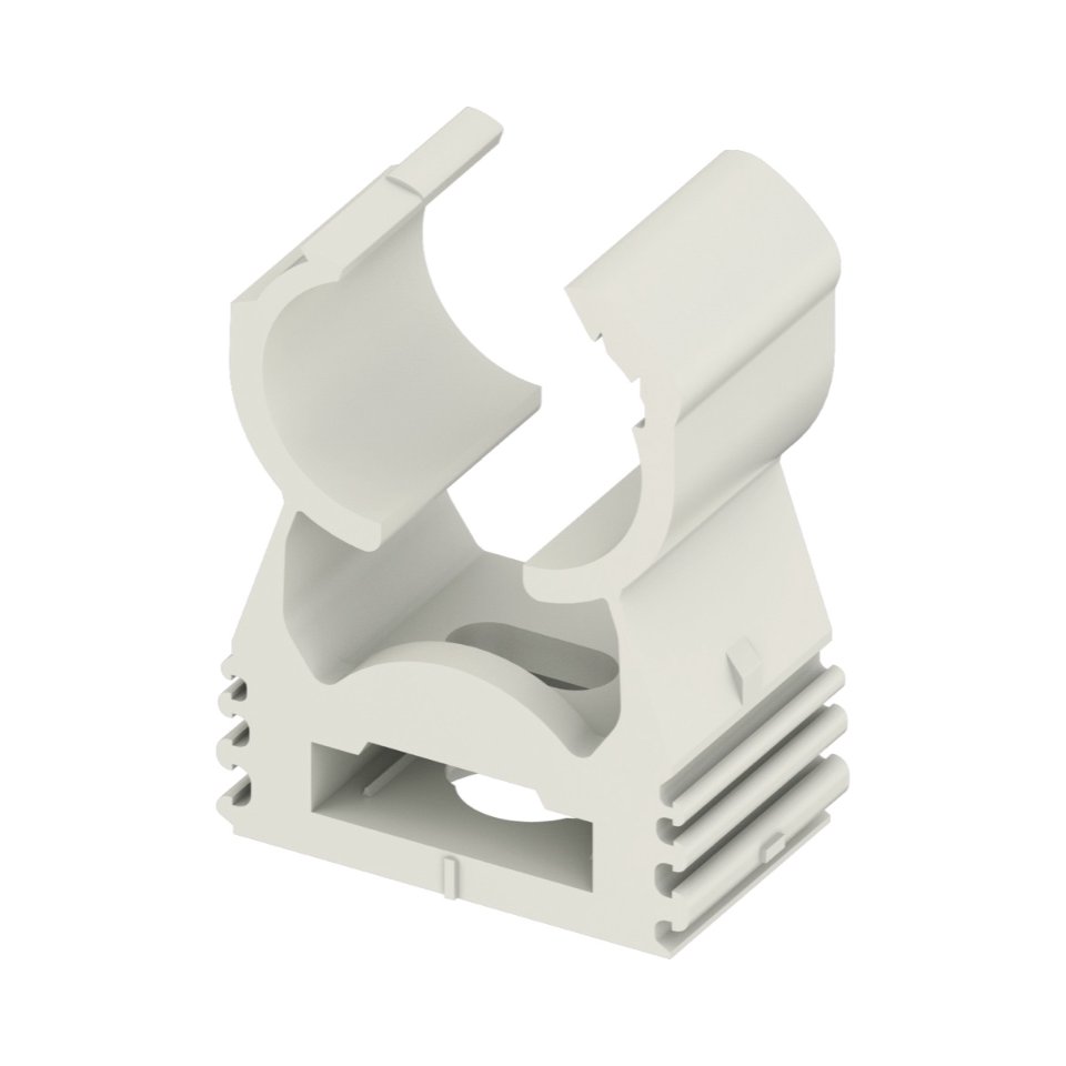 TECE buisklem van polyamide, wit,  16