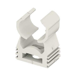 TECE buisklem van polyamide, wit, 20