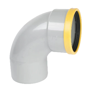Wavin PVC Bocht 88° GR/GD 315 SN8 0,75D M/S