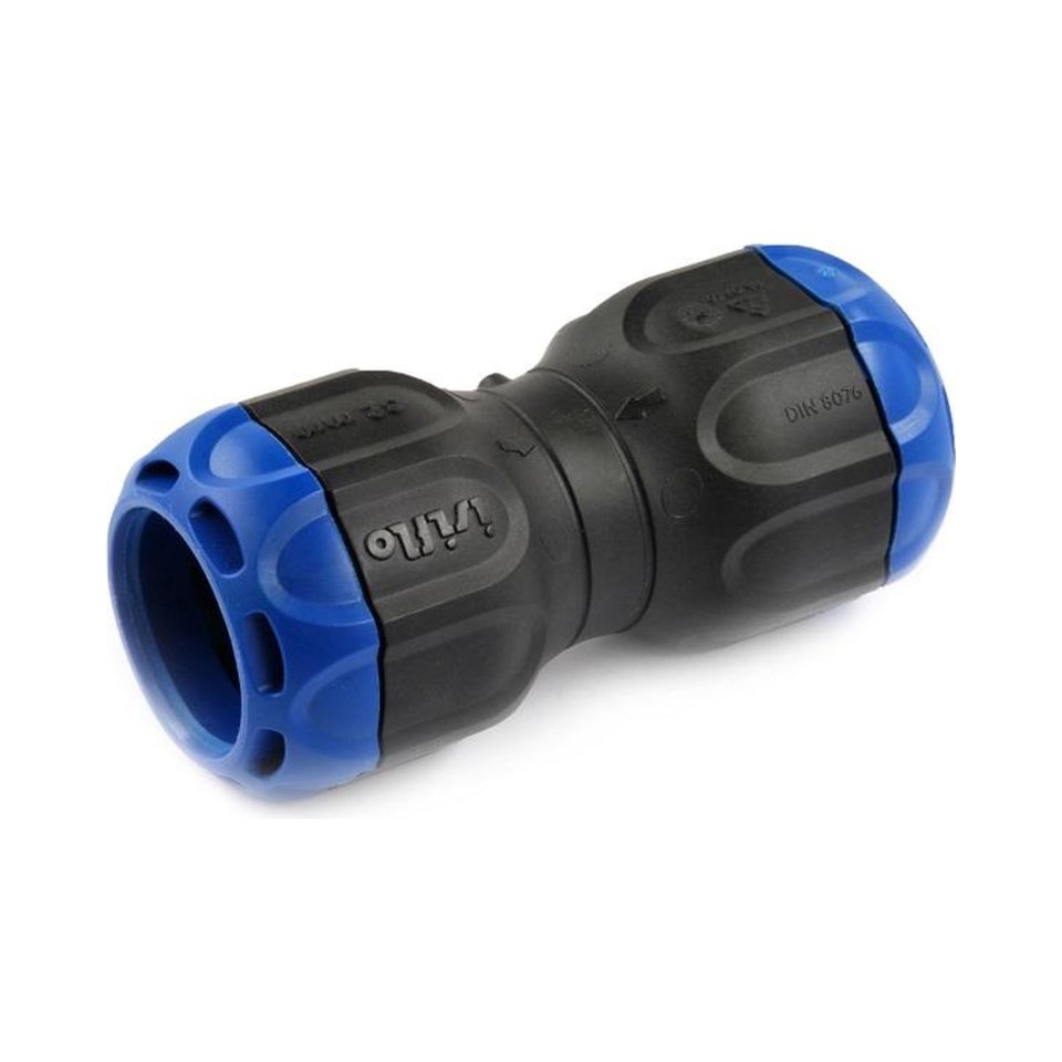Isiflo sprint 100 rechte koppeling  40x40 water