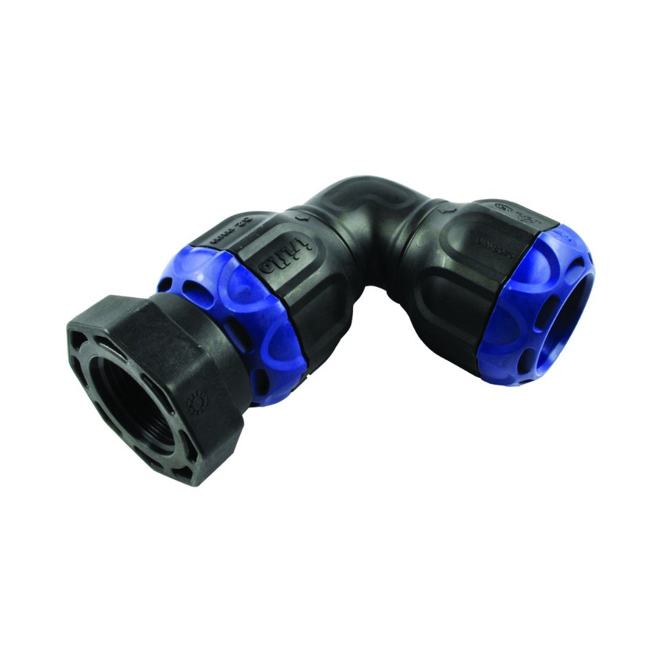 Isiflo sprint 122 knie 90° bi.dr. 25xg3/4 water