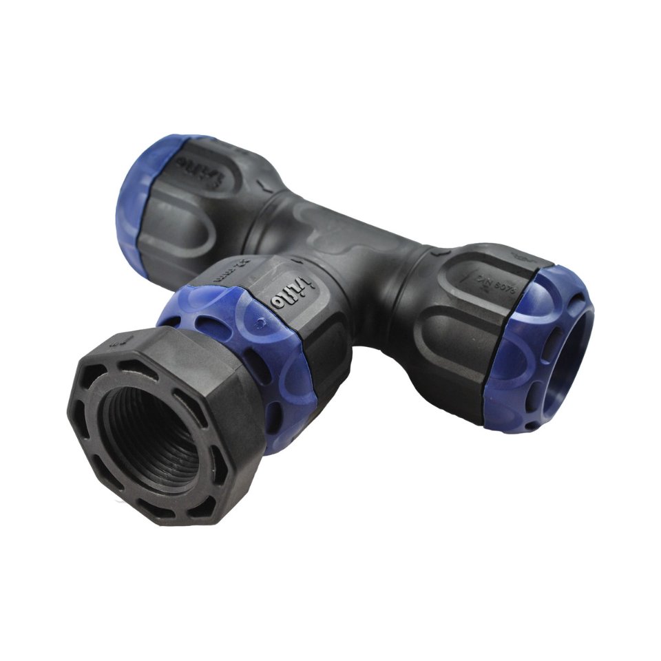 Isiflo sprint 132 t-koppeling bi.dr. 63xrc2x63 water