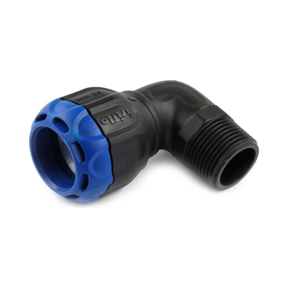Isiflo sprint insteekkoppeling knie 90˚ 121 50 x r 1 1/2"
