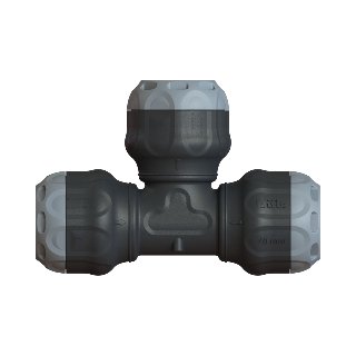 Isiflo sprint insteekkoppeling t-stuk 125 25 x 25 x 25 pvc