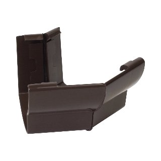 NICOLL Techtan Ovation LG28 PVC-Ti buitenhoekstuk 135° bruin