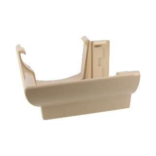 NICOLL Techtan Ovation LG28 PVC-Ti buitenhoekstuk 90° beige