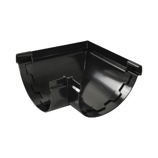 NICOLL Techtan Vodalis LG29 PVC-Ti buitenhoekstuk 90° zwart