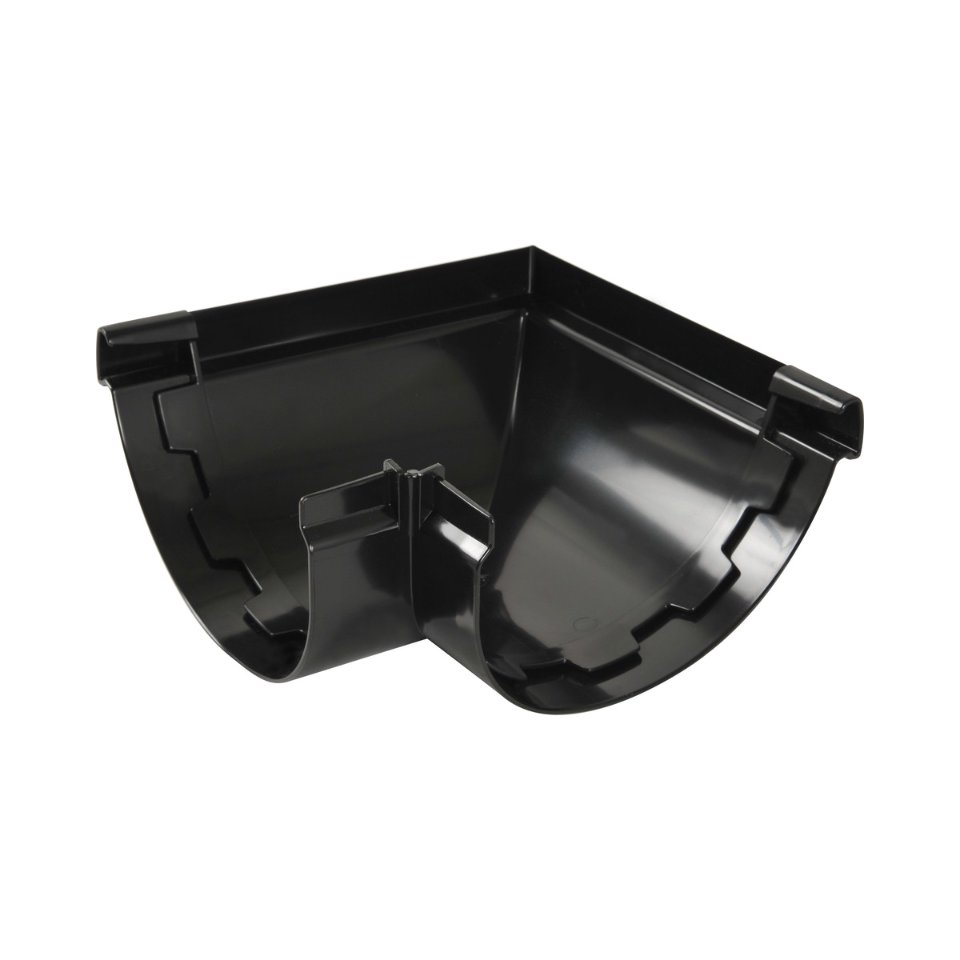 NICOLL Techtan Vodalis LG29 PVC-Ti buitenhoekstuk 90° zwart