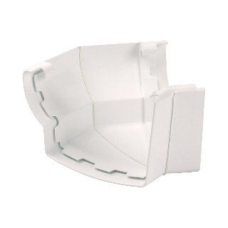 NICOLL Techtan Ovation LG38 PVC-Ti buitenhoekstuk 135° wit