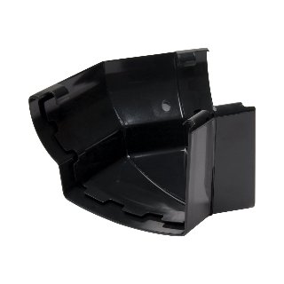 NICOLL Techtan Ovation LG38 PVC-Ti buitenhoekstuk 135° zwart