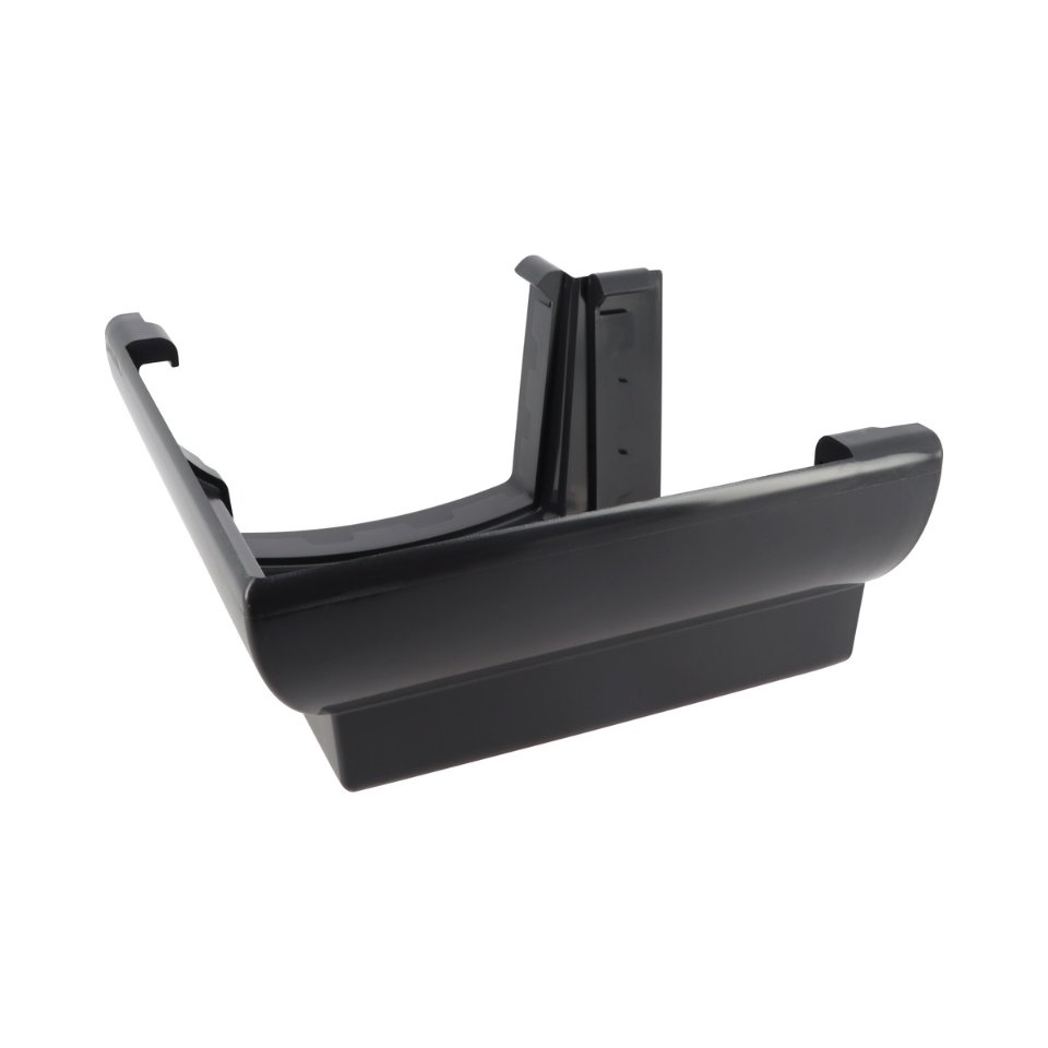 NICOLL Techtan Ovation LG38 PVC-Ti buitenhoekstuk 90° antrac