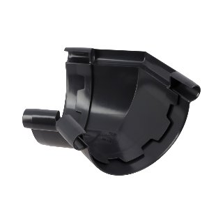 NICOLL Techtan LG25 PVC-Ti binnen- buitenhoekstuk 135° antra