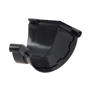 NICOLL Techtan LG33 PVC-Ti binnen- buitenhoekstuk 135° antra