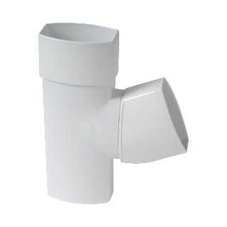 NICOLL Techtan Ovation LG28 PVC-Ti T-stuk 67,5° 90x56 m/s wi