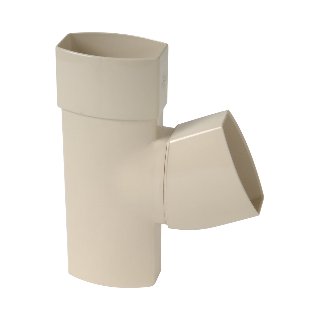 NICOLL Techtan Ovation LG28 PVC-Ti T-stuk 67,5° 90x56 m/s be