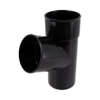 NICOLL Techtan PVC-Ti T-stuk 67,5° d80 m/s zwart
