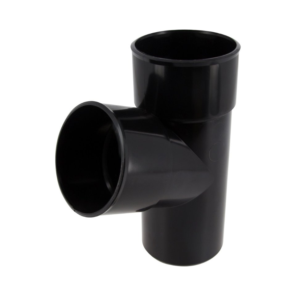 NICOLL Techtan PVC-Ti T-stuk 67,5° d80 m/s zwart