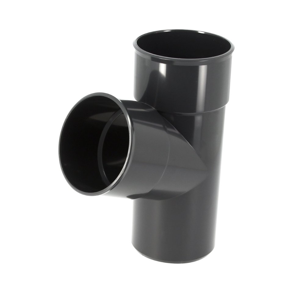 NICOLL Techtan PVC-Ti T-stuk 67,5° d100 m/s antraciet