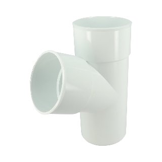 NICOLL Techtan PVC-Ti T-stuk 67,5° d100 m/s wit