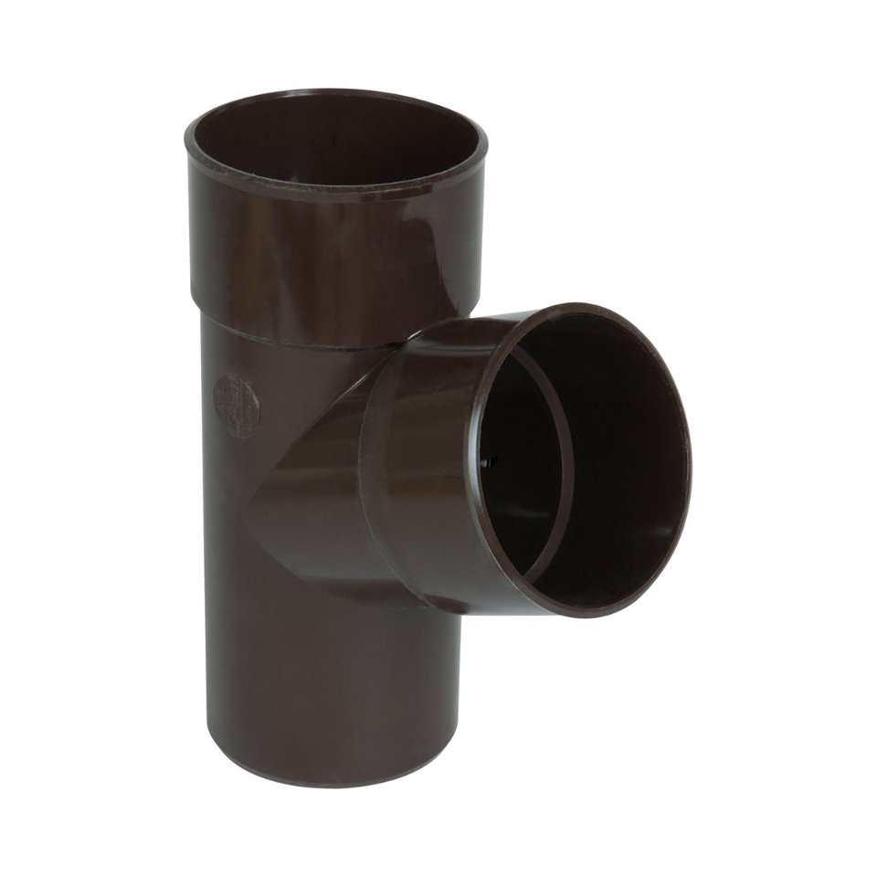 NICOLL Techtan PVC-Ti T-stuk 67,5° d100 m/s bruin